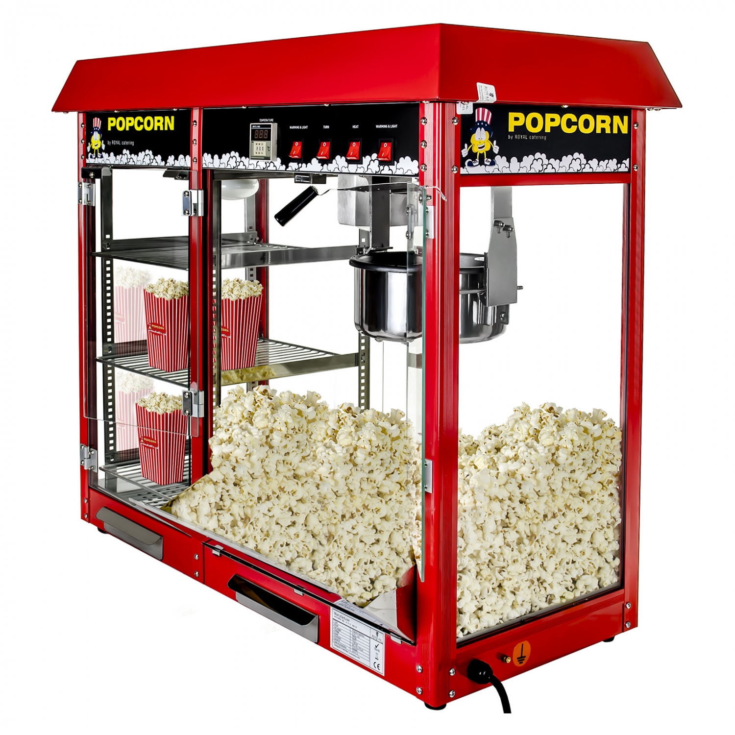 Popcorn maskine 8oz med montre - - maskiner - Kelds Funfood