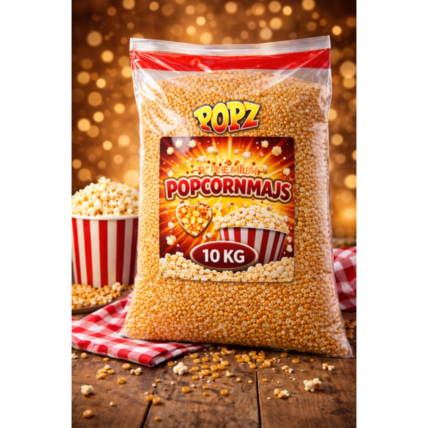 Popz Majs til Popcorn 10 kg