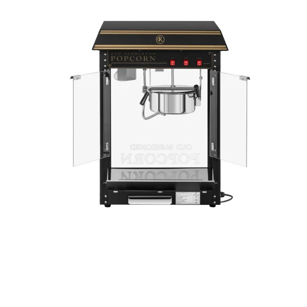 Popcornmaskine - sort og guld
