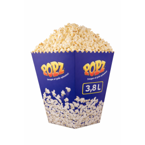 POPZ Popcornboks � 3,8 liter (20 stk.)