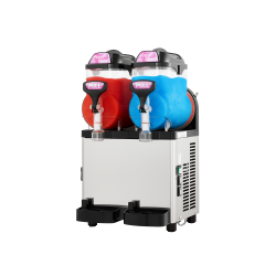 Leje af Slushice maskine med 2 Beholdere a 5 liter ( STARTPAKKE MED 2 X 2L Koncentrat)