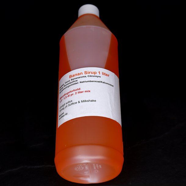 Milkshake &amp; Softice 1 Liter - Banan smag