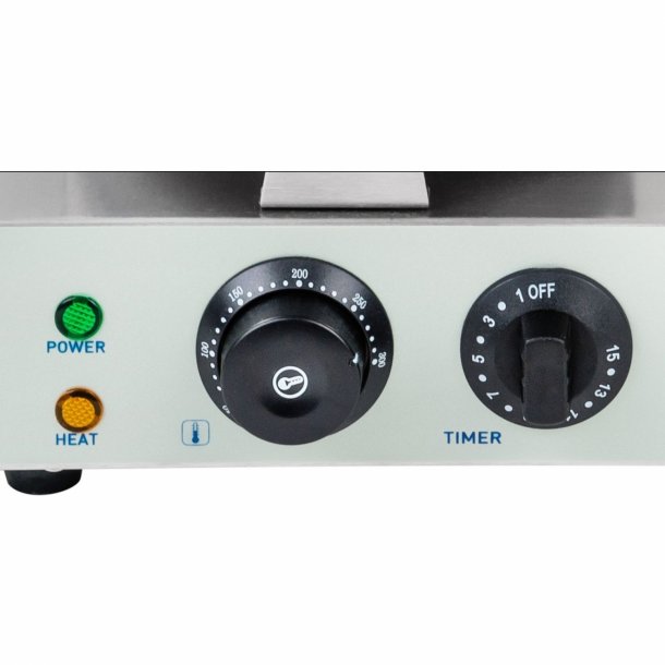 Professionelt belgisk vaffeljern dobbelt