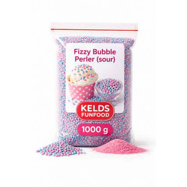 Fizzy Bubble Perler (SOUR) 1000g