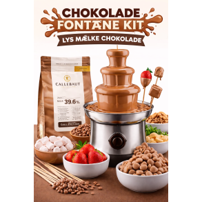 Callebaut Chokolade Font�ne Kit til ca. 20-25 personer / Lys