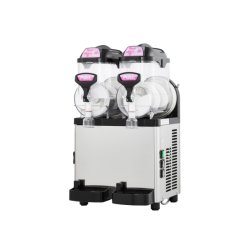 Leje af Slushice maskine med 2 Beholdere a 5 liter ( STARTPAKKE MED 2 X 2L Koncentrat)