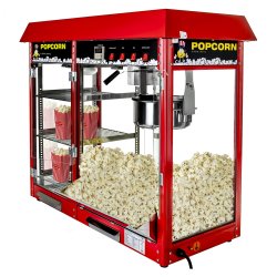 Popcorn maskine 8oz med montre