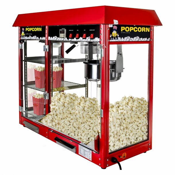 Popcorn maskine 8oz med montre