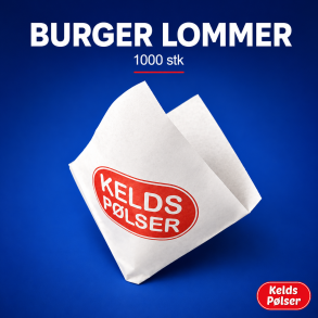Burgerlommer 1000 stk - Kelds P�lser