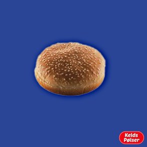 Burgerbolle med sesam 115 mm