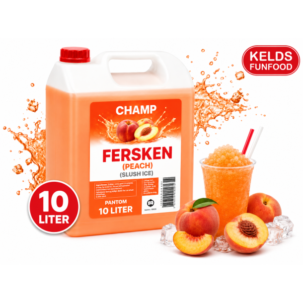 Champ Slushice - Fersken 10L
