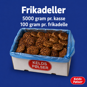 Frikadeller 100 gram � 5 kg kasse