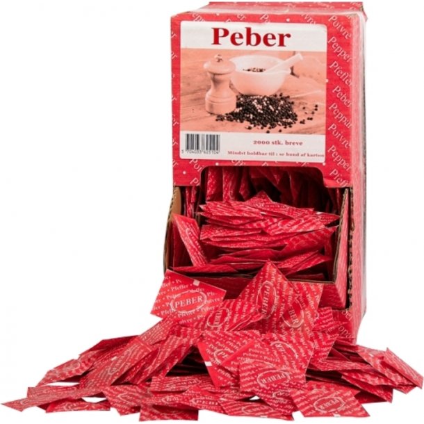 Peber portionspakke 0,15g (pakke med 100 stk)