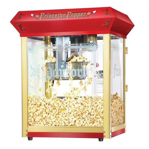 Popcorn maskine, Gold, 8 oz Popcorn - - Kelds