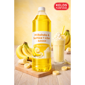 Milkshake & Softice 1 Liter - Banan smag