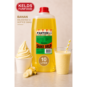 Milkshake & Softice 10 Liter - Banan smag