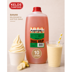 Milkshake & Softice 10 Liter - Banan smag