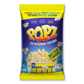 POPZ Mikrob�lge Popcorn � Sm�rsmag (Single Pack, 90 g)