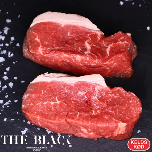 snave smøre tryk The Black Striploin steak - vælg din størrelse SPAR 30% - Bøffer - Kelds Kød