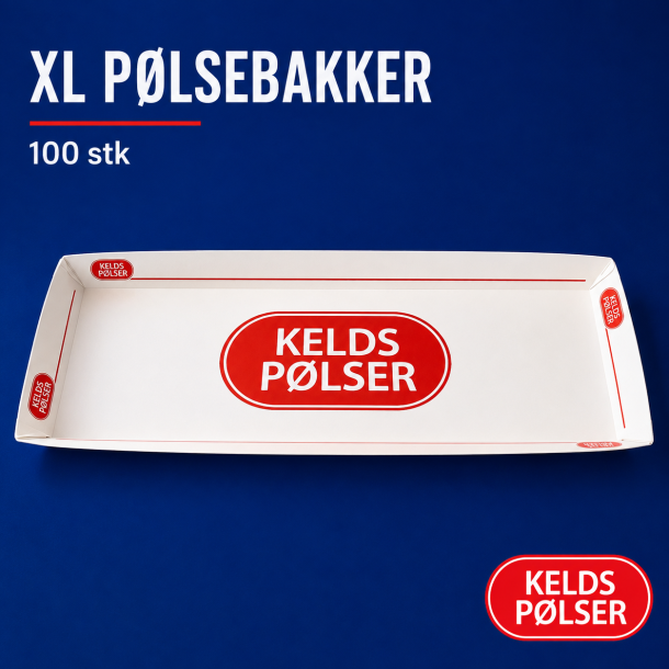 XL P�lsebakker - Kelds p�lser - 100 stk.